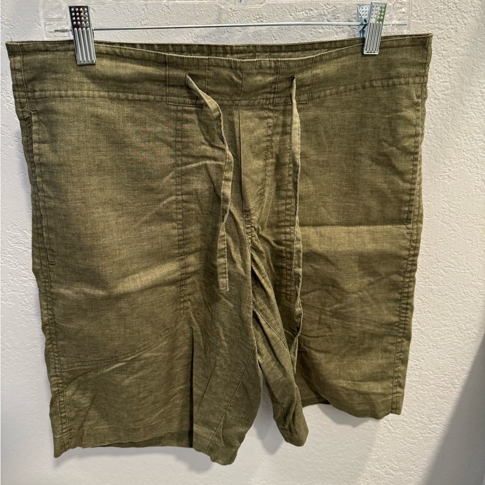 Green Hemp blend Prana shorts XS